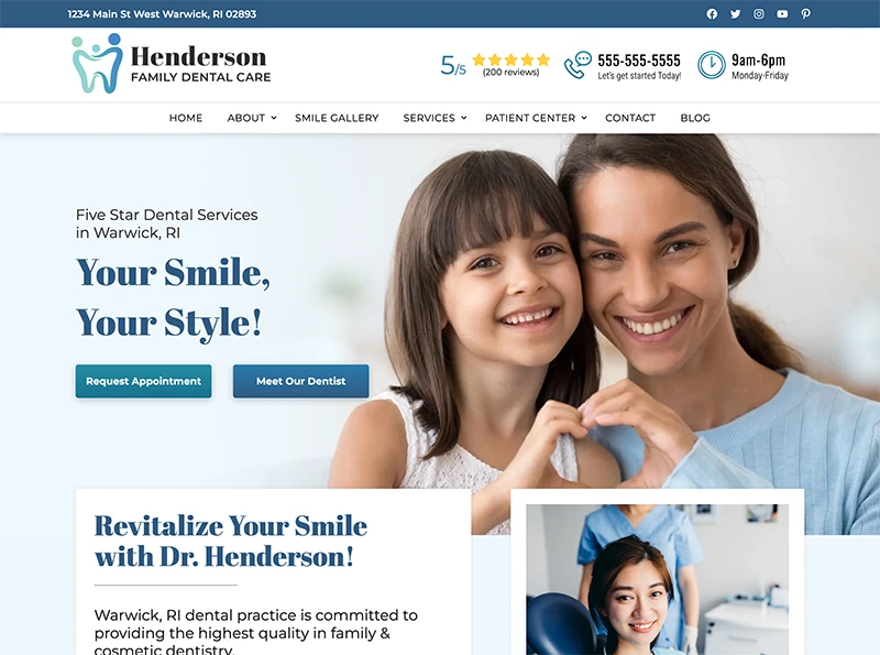 Smile theme screenshot