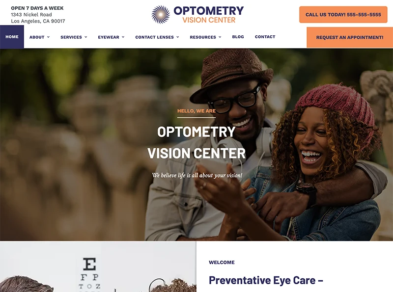 Vision theme screenshot