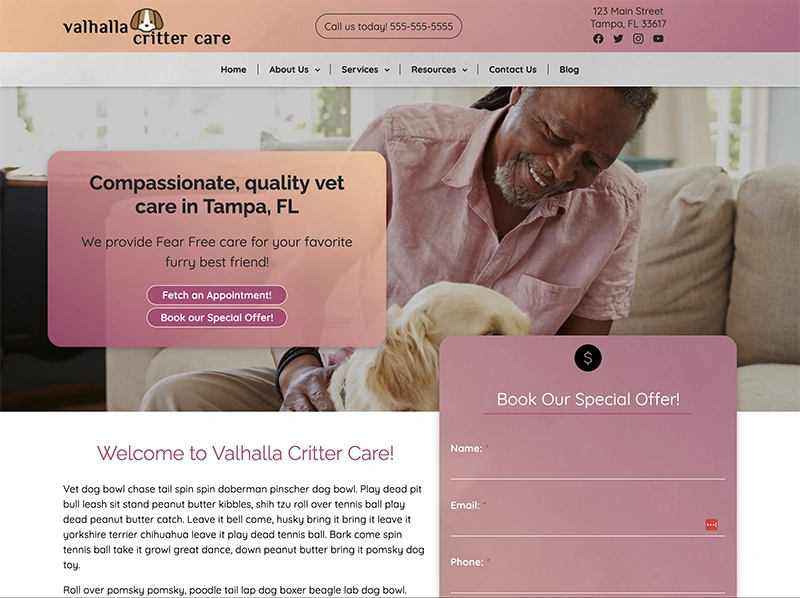 Best Friends theme screenshot